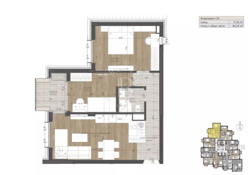 En venta  2 dormitorios Sofia , Izgrev , 83 metros cuadrados | 69957783 - imagen [5]