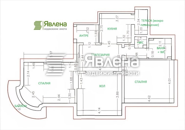 На продаж  3 кімнатна София , Център , 110 кв.м | 26234208 - зображення [2]