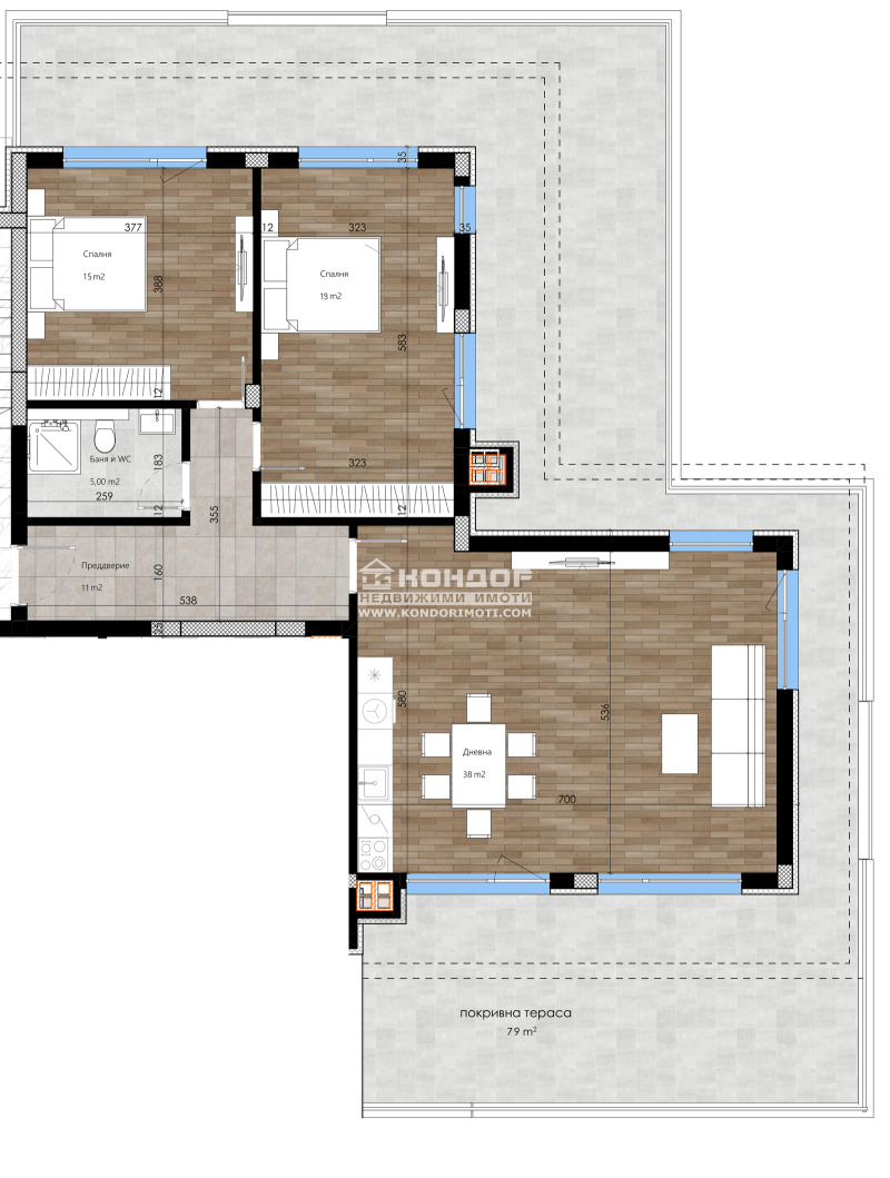 Te koop  2 slaapkamers Plovdiv , Vastanitsjeski , 207 m² | 17248001 - afbeelding [6]
