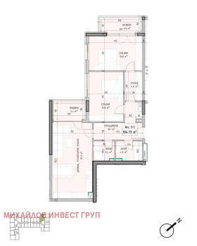 3-стаен град София, Малинова долина 4