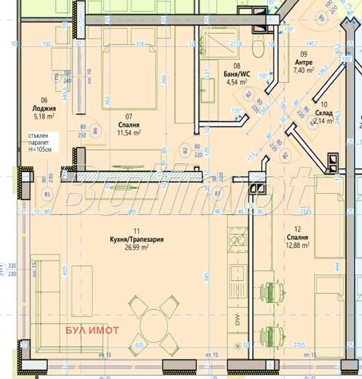 For Sale  2 bedroom Varna , k.k. Chayka , 100 sq.m | 89726229 - image [2]