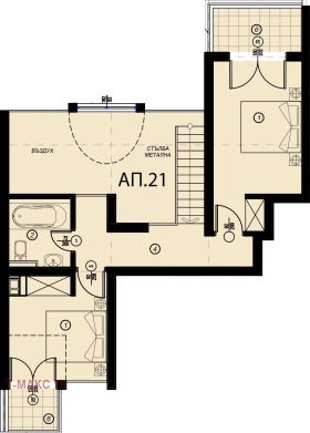 2 bedroom Bakston, Sofia 2