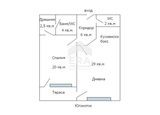 Продава 2-СТАЕН, гр. Варна, к.к. Св.Св. Константин и Елена, снимка 10 - Aпартаменти - 47447097