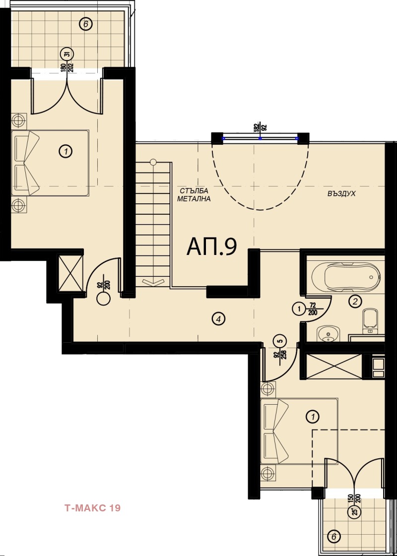 À venda  2 quartos Sofia , Bakston , 123 m² | 90957378 - imagem [2]