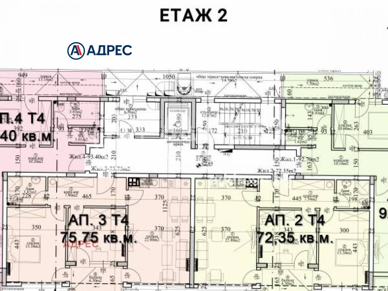 Satılık  2 yatak odası Varna , Centar , 126 metrekare | 40291108 - görüntü [2]