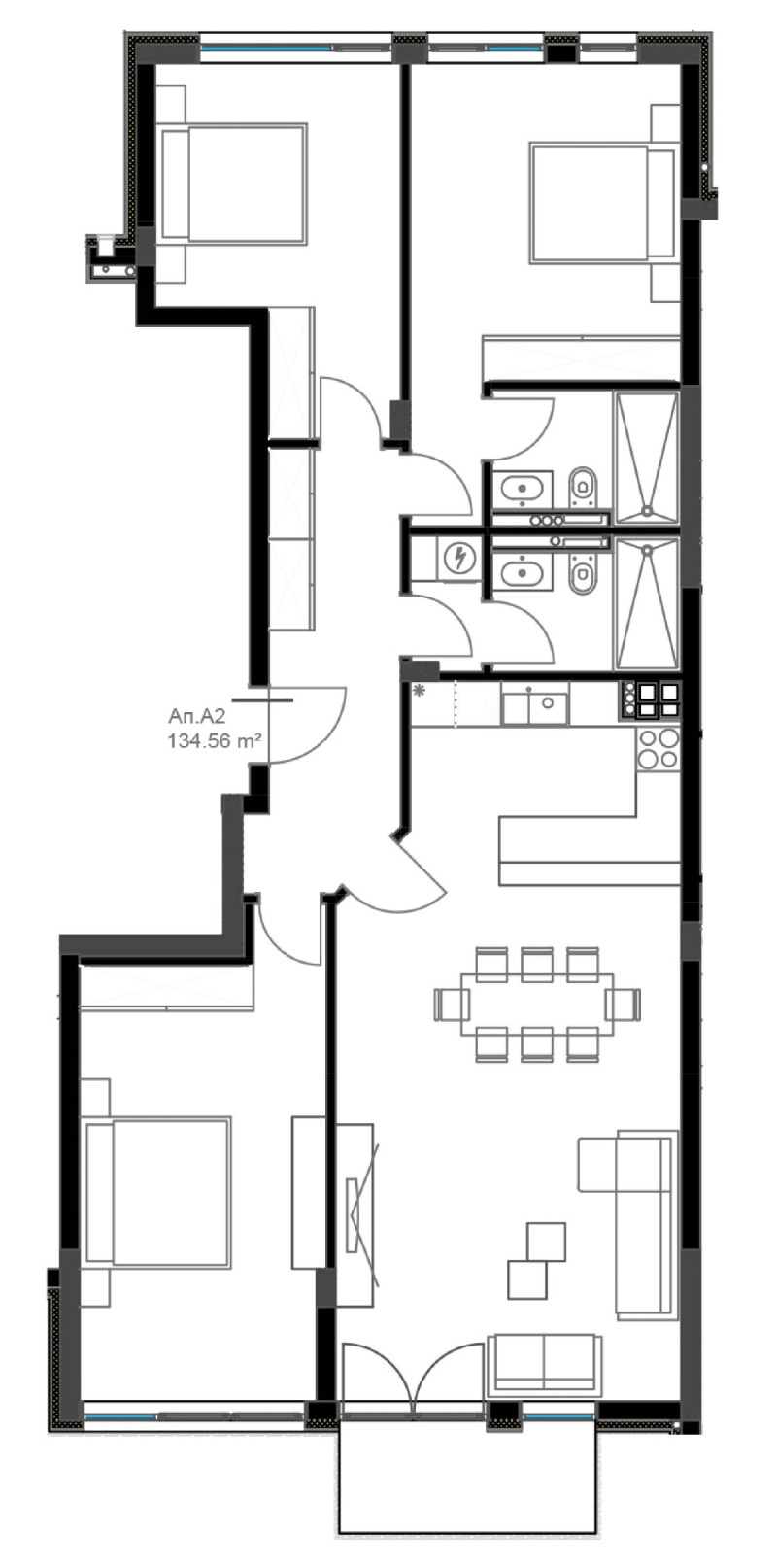 Zu verkaufen  3 Schlafzimmer Warna , Briz , 159 qm | 55372818 - Bild [5]