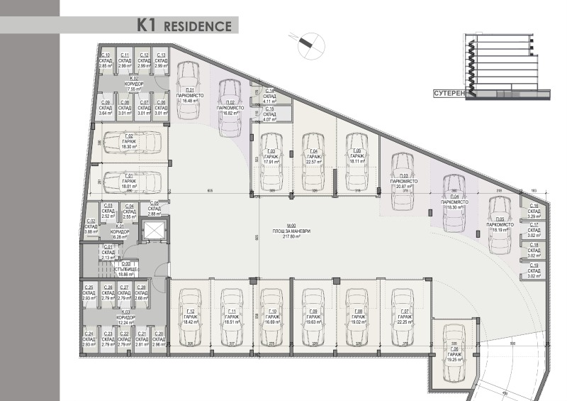 Продава ГАРАЖ, ПАРКОМЯСТО, гр. Стара Загора, Казански