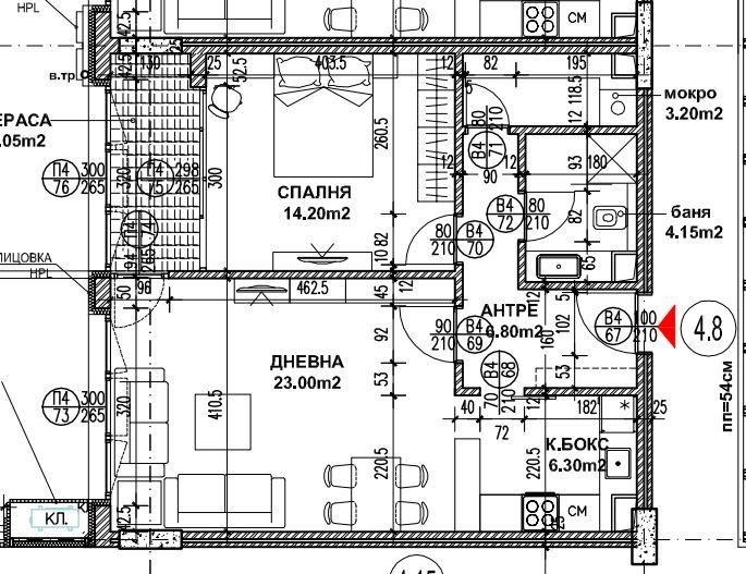 Продава 2-СТАЕН, гр. Бургас, Братя Миладинови, снимка 2 - Апартаменти - 55112699
