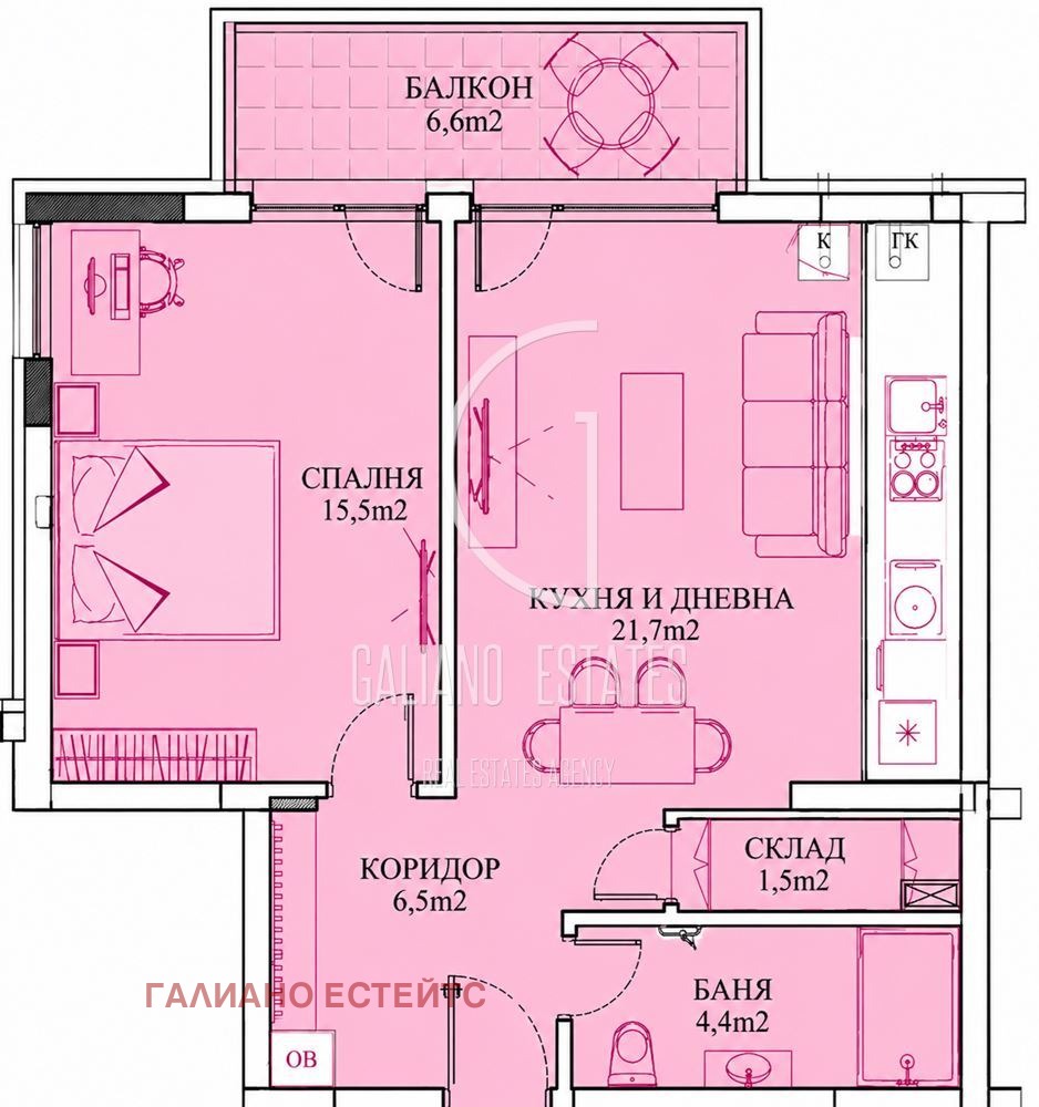 Продава 2-СТАЕН, гр. София, Малинова долина, снимка 2 - Апартаменти - 54839743