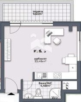 For Sale  Studio Varna , Asparuhovo , 54 sq.m | 75578515 - image [2]