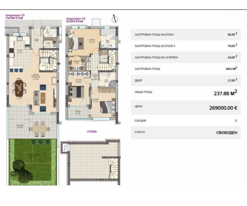 Продава  Къща град Пловдив , Остромила , 167 кв.м | 30648991 - изображение [14]