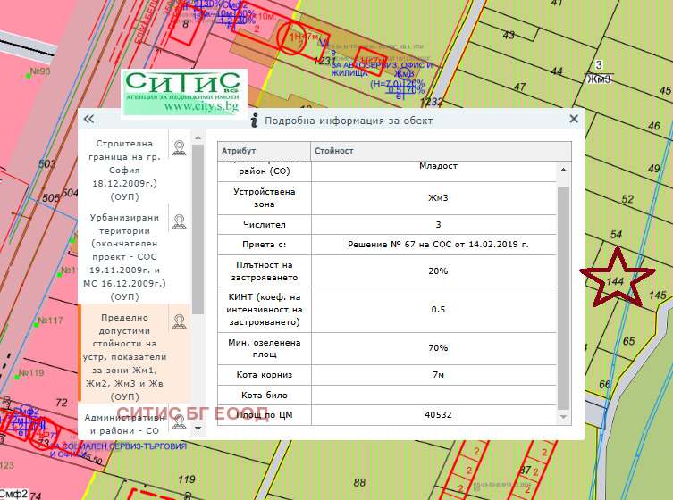 Продава  Парцел град София , с. Панчарево , 515 кв.м | 27767713 - изображение [3]