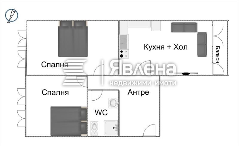 Продава 3-СТАЕН, гр. София, Сухата река, снимка 6 - Апартаменти - 52998179