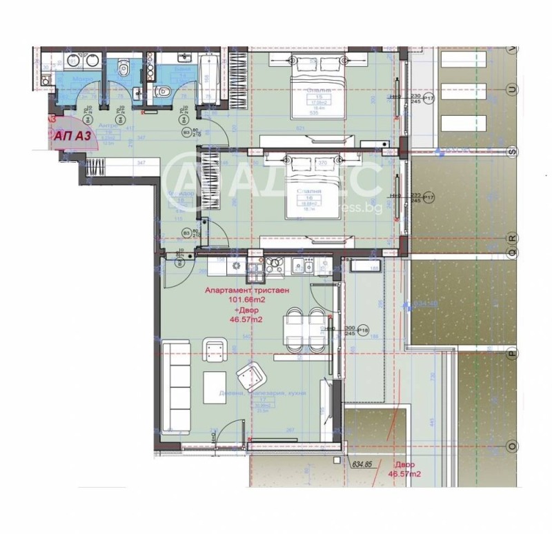 Продава 3-СТАЕН, гр. София, Бояна, снимка 4 - Апартаменти - 53150861