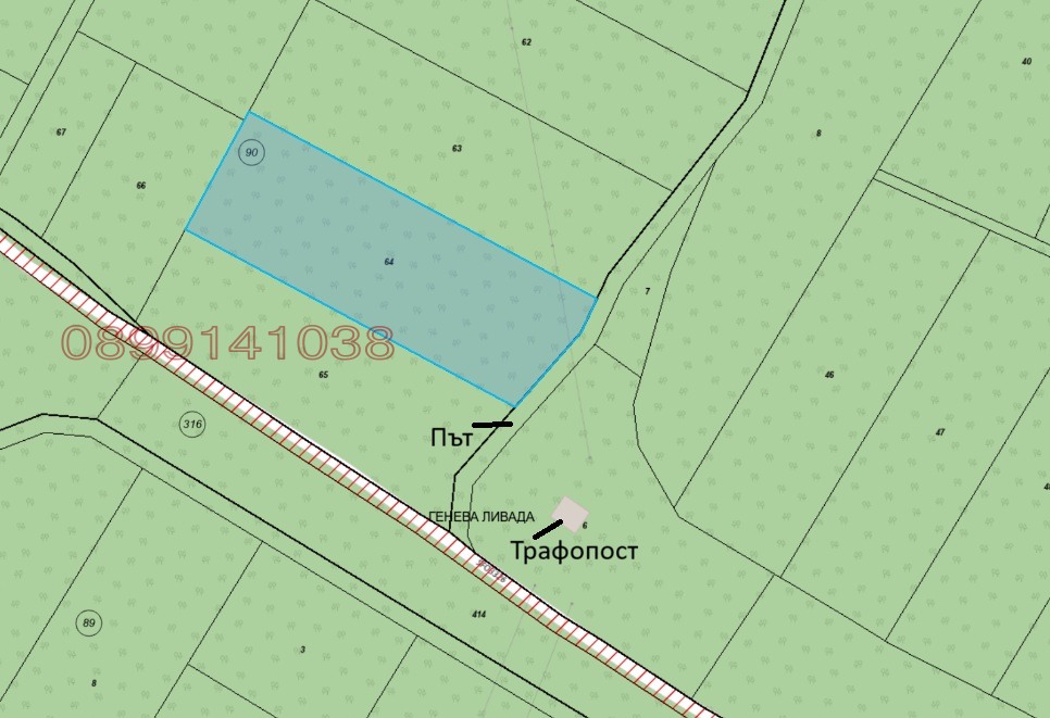 Продава ПАРЦЕЛ, с. Вакарел, област София област, снимка 2 - Парцели - 54122445