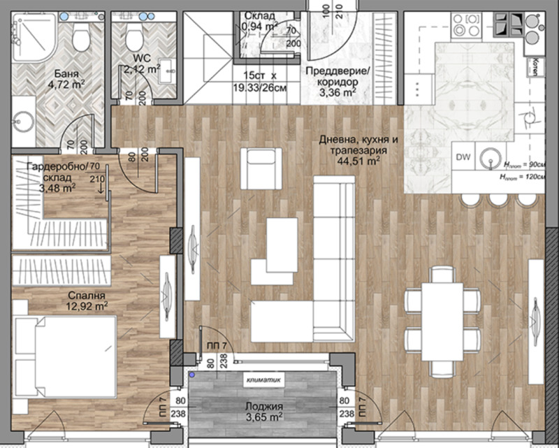 Продава  4-стаен град София , Младост 4 , 203 кв.м | 87787221 - изображение [2]