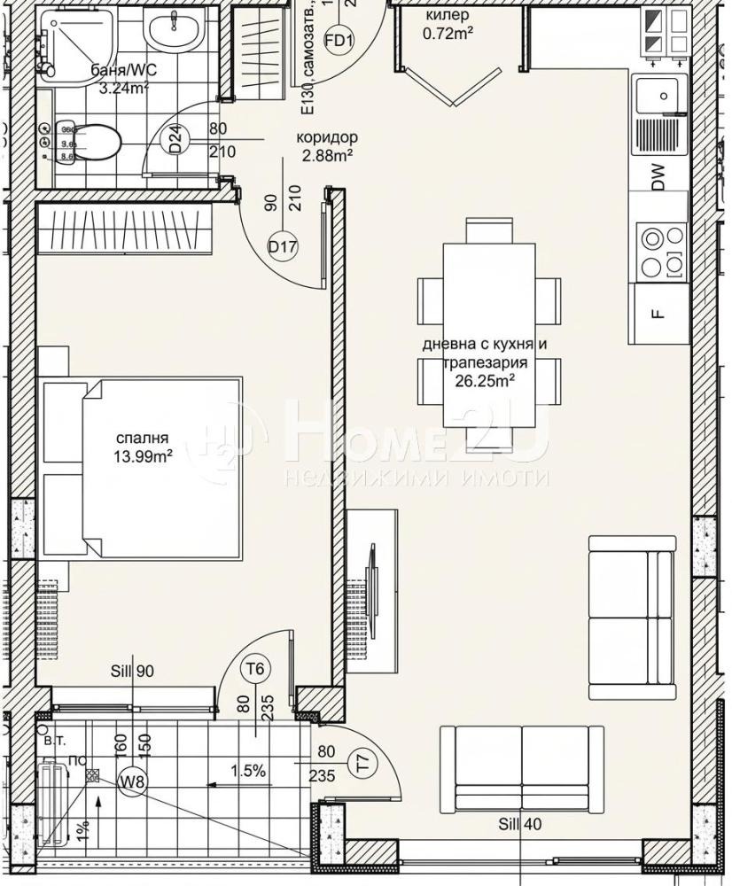 Продава 2-СТАЕН, гр. Варна, Възраждане 1, снимка 2 - Апартаменти - 55400042