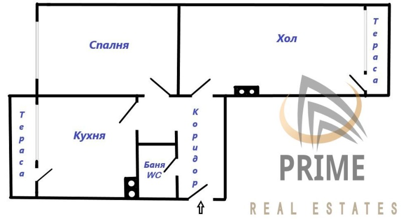 Satılık  1 yatak odası Burgas , Slaveykov , 67 metrekare | 60773314 - görüntü [9]