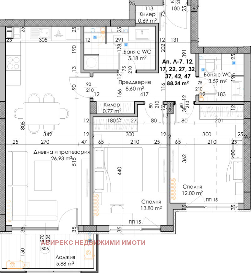 Na sprzedaż  2 sypialnie Plowdiw , Kjuczuk Pariż , 109 mkw | 20845969 - obraz [2]