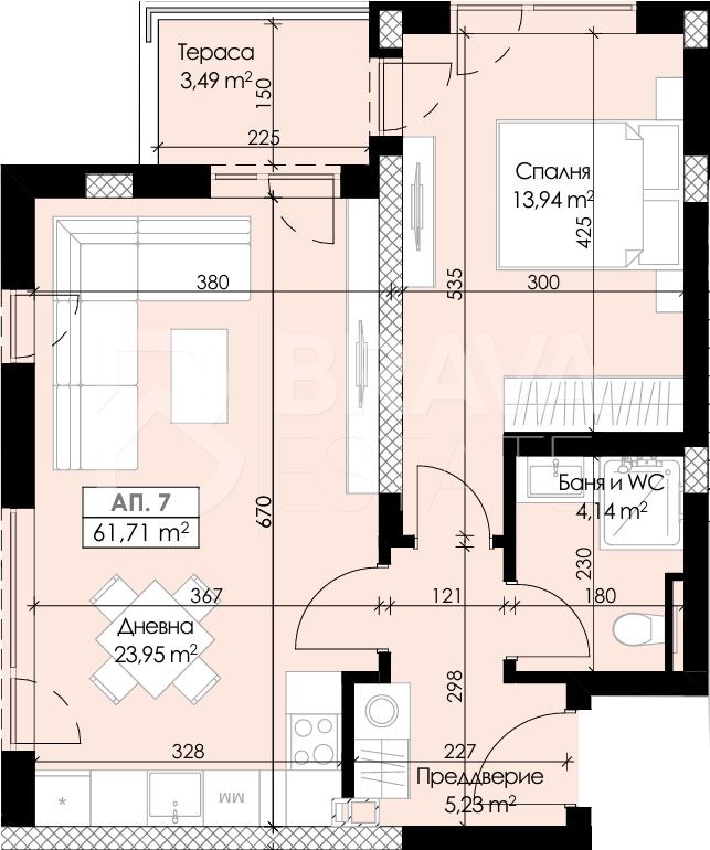 Продава 2-СТАЕН, гр. Пловдив, Отдих и култура, снимка 8 - Апартаменти - 55582907