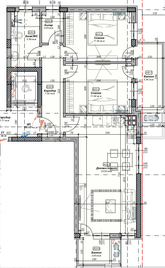 Zu verkaufen  2 Schlafzimmer Warna , Wazraschdane 3 , 112 qm | 68131955 - Bild [15]