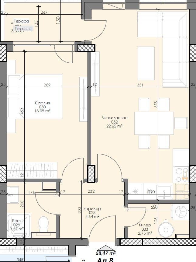 Продава 2-СТАЕН, град София, Сердика • 250000 € / 488957.50 лв. • 84382088 1