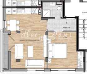 1 bedroom Manastirski livadi, Sofia