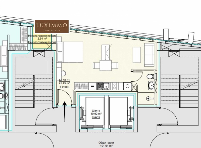 Продава 1-СТАЕН, гр. София, Дианабад, снимка 3 - Aпартаменти - 48619174