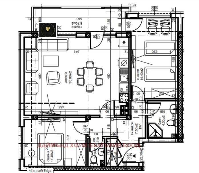 Продава 2-СТАЕН, гр. Пловдив, Южен, снимка 2 - Aпартаменти - 48049642