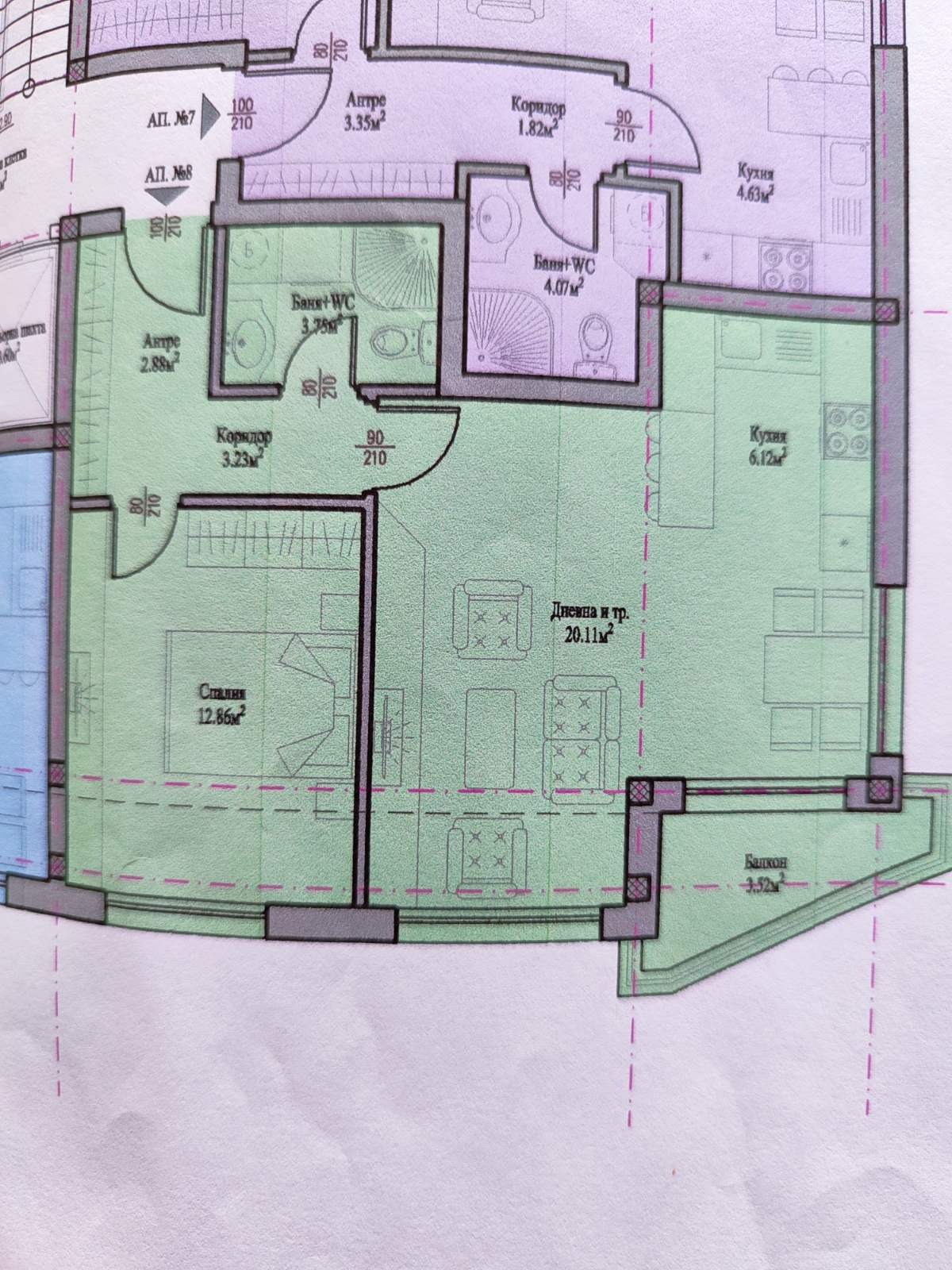 Продава 2-СТАЕН, гр. Кърджали, Студен кладенец, снимка 5 - Апартаменти - 56471703