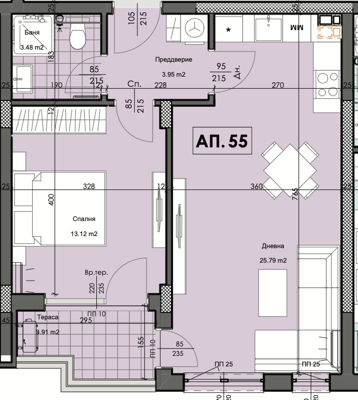 Продава  2-стаен град Пловдив , Кършияка , 71 кв.м | 46707086 - изображение [3]