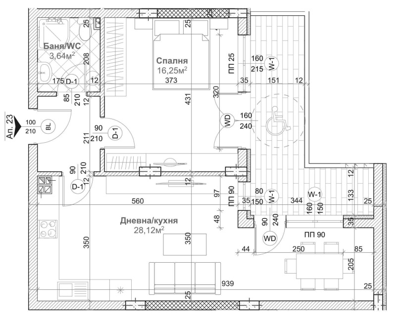 Продава 2-СТАЕН, гр. Варна, Левски 1, снимка 1 - Aпартаменти - 48979692