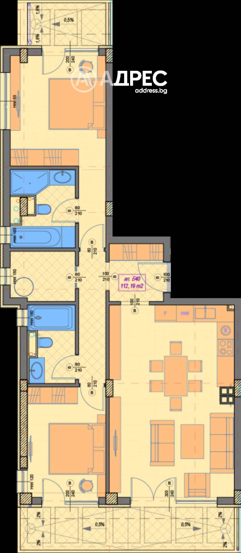 Продава 3-СТАЕН, гр. София, Манастирски ливади, снимка 3 - Апартаменти - 53148963