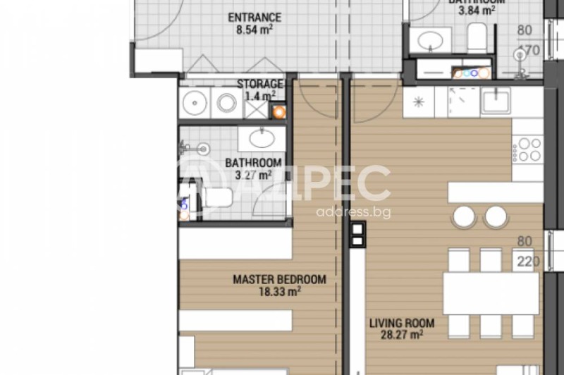 Продава МНОГОСТАЕН, гр. София, м-т Камбаните, снимка 2 - Апартаменти - 53494068