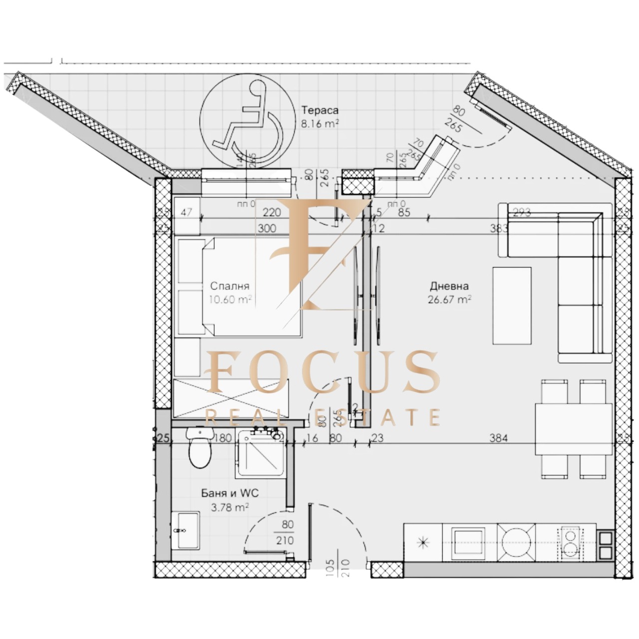 Продава 2-СТАЕН, гр. Пловдив, Христо Смирненски, снимка 2 - Апартаменти - 53778003