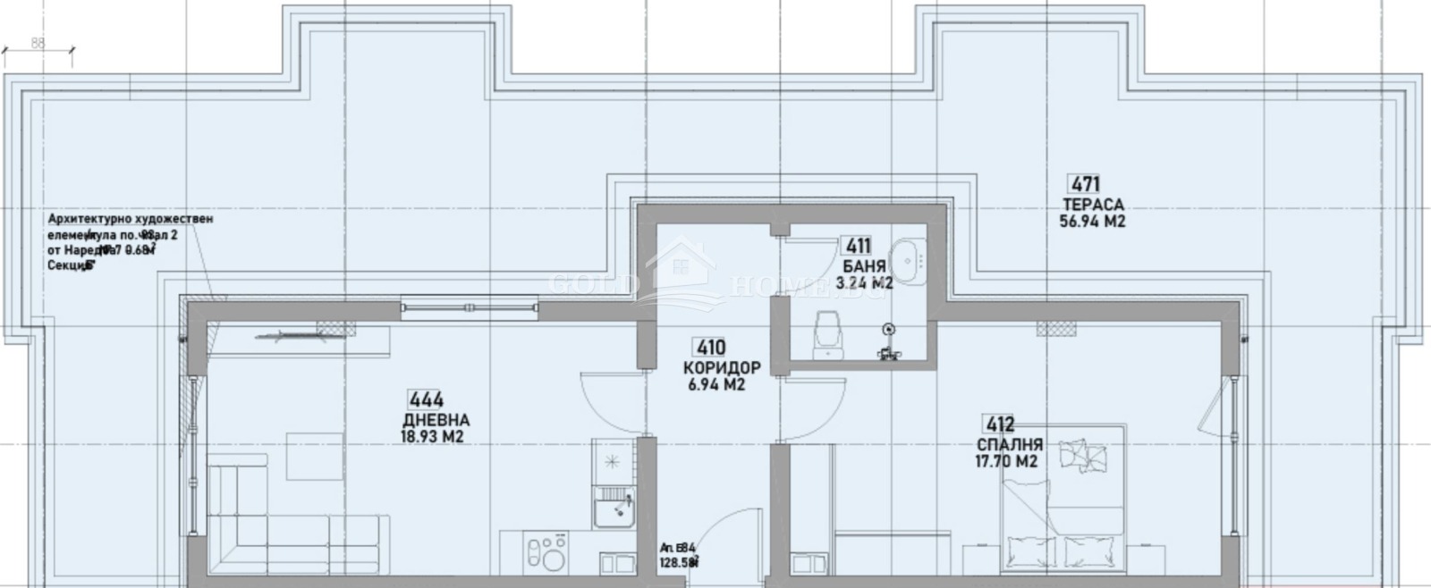 Продава 2-СТАЕН, гр. Пловдив, Южен, снимка 2 - Апартаменти - 54820054