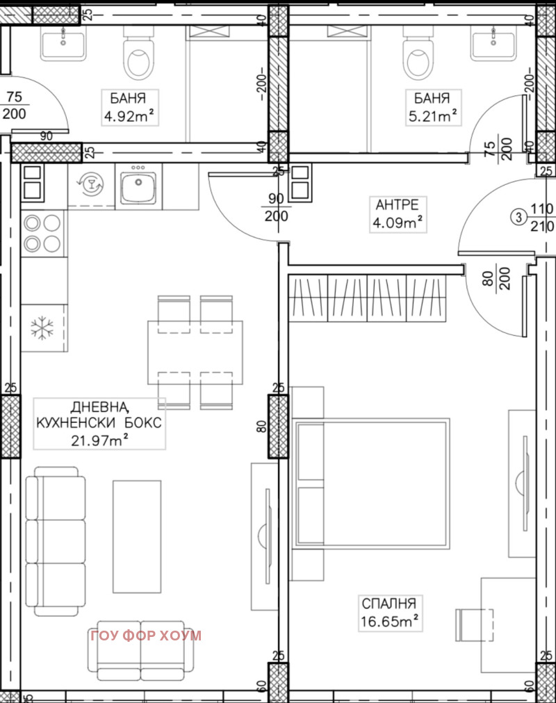 Продава 2-СТАЕН, гр. София, Малинова долина, снимка 4 - Aпартаменти - 47137958