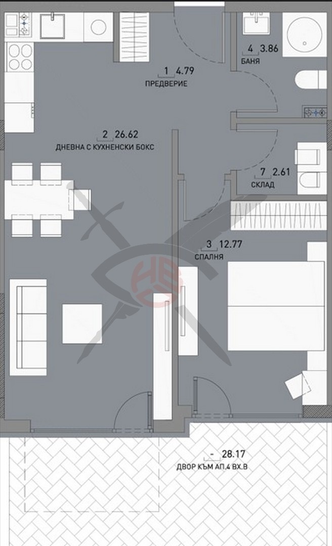 Na prodej  1 ložnice Sofia , Malinova dolina , 97 m2 | 43796760 - obraz [4]