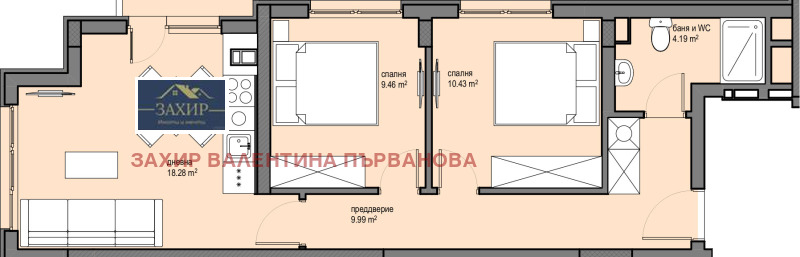 Продава 3-СТАЕН, гр. София, Красна поляна 2, снимка 2 - Апартаменти - 52924284