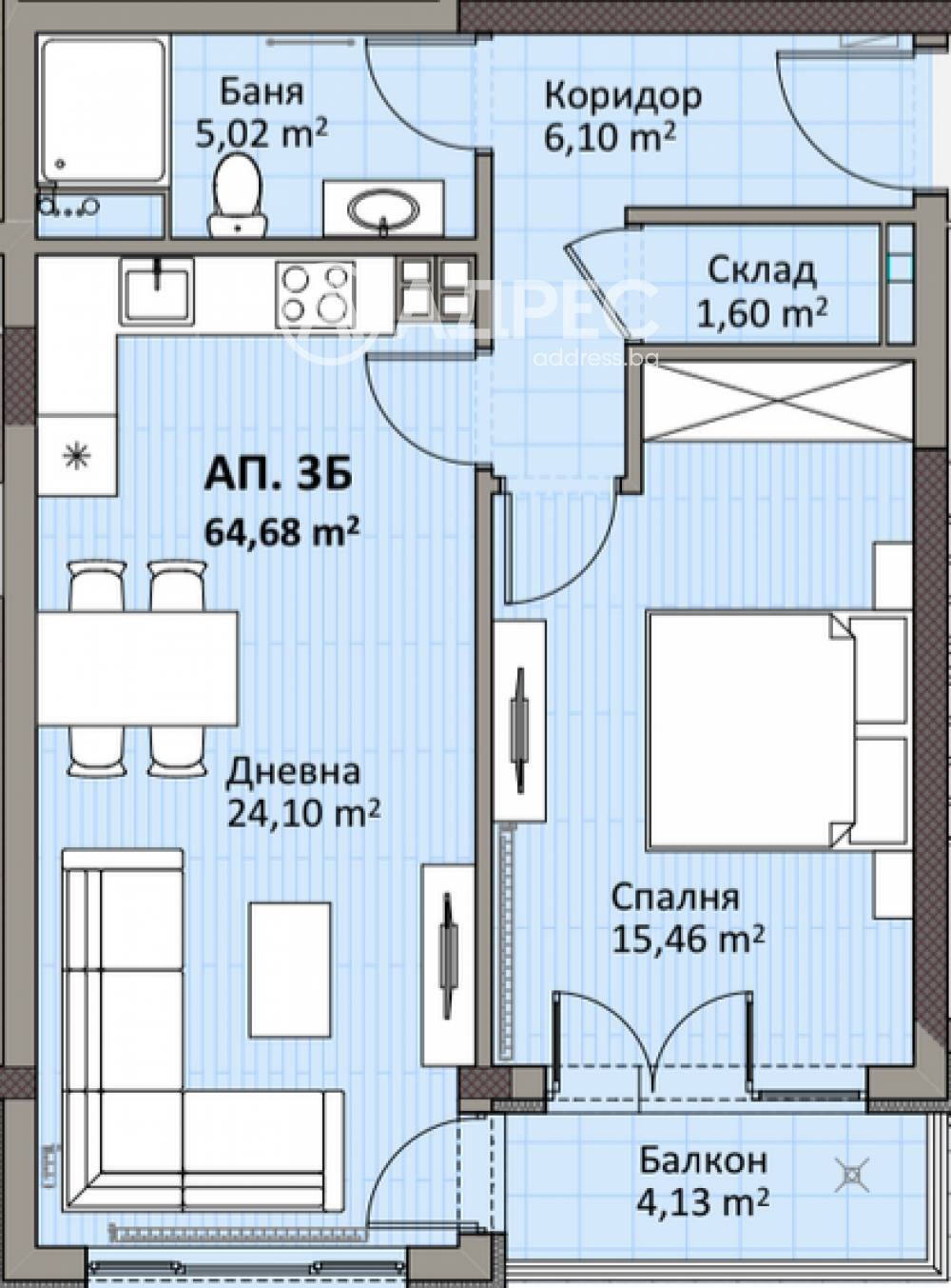 Продава 2-СТАЕН, гр. София, Надежда 2, снимка 4 - Апартаменти - 54778419