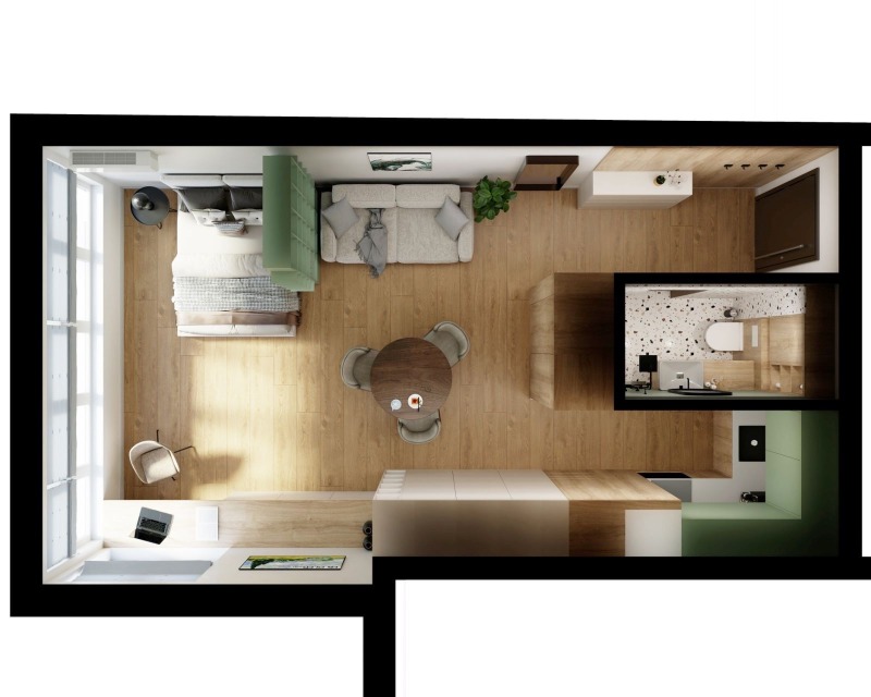 Продава  1-стаен град Пловдив , Съдийски , 48 кв.м | 81242090 - изображение [10]