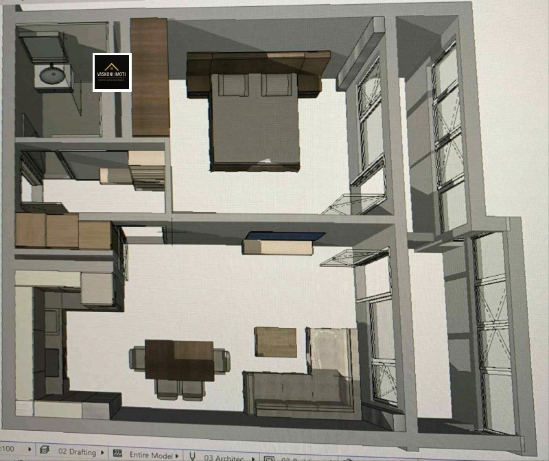 Zu verkaufen  1 Schlafzimmer Sofia , Hipodruma , 64 qm | 71993087