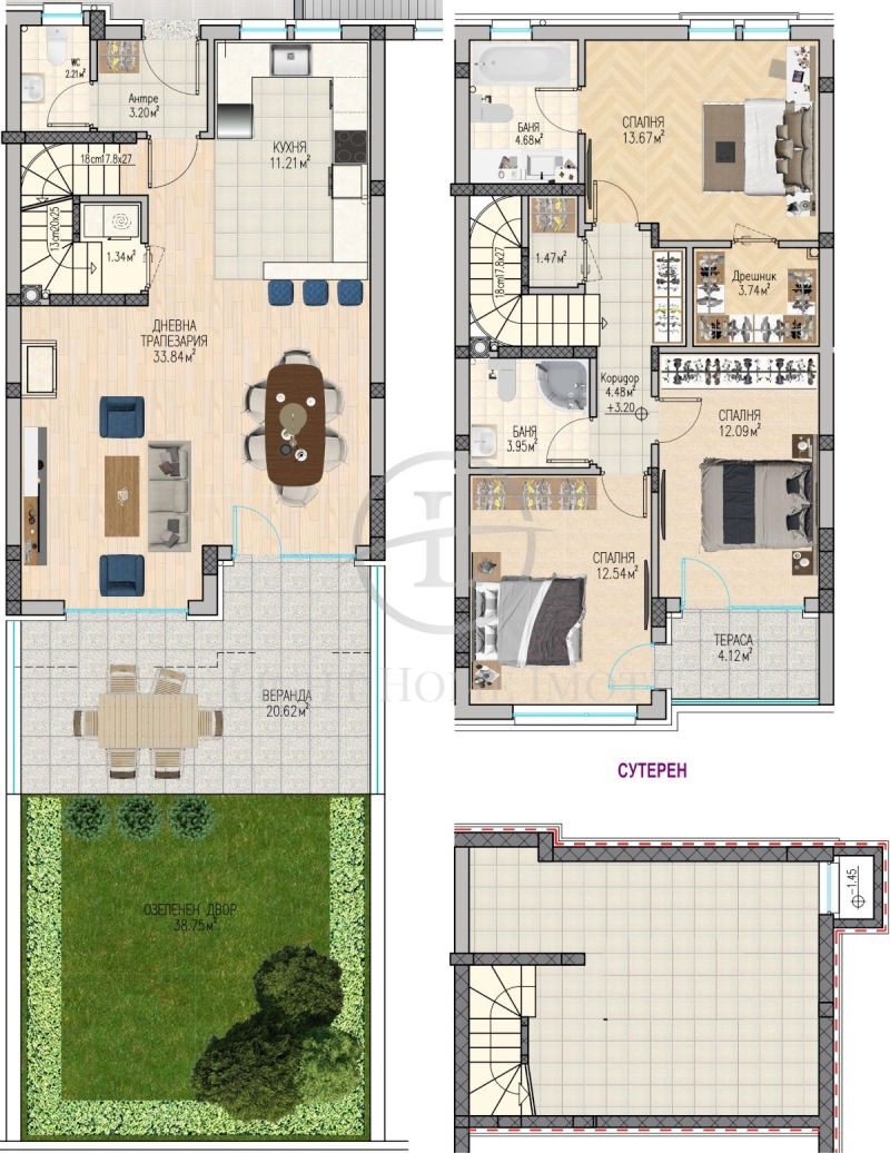 Na prodej  1 ložnice Plovdiv , Centar , 65 m2 | 60366664 - obraz [10]