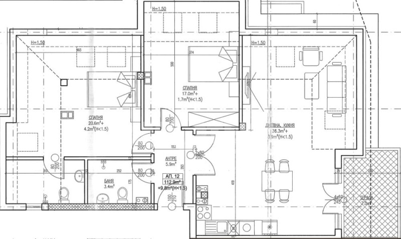À venda  2 quartos Sofia , Gorna bania , 144 m² | 50189510 - imagem [4]