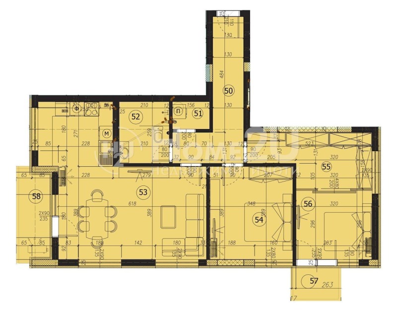 Zu verkaufen  2 Schlafzimmer Warna , Wladislaw Warnentschik 1 , 122 qm | 54470693 - Bild [3]