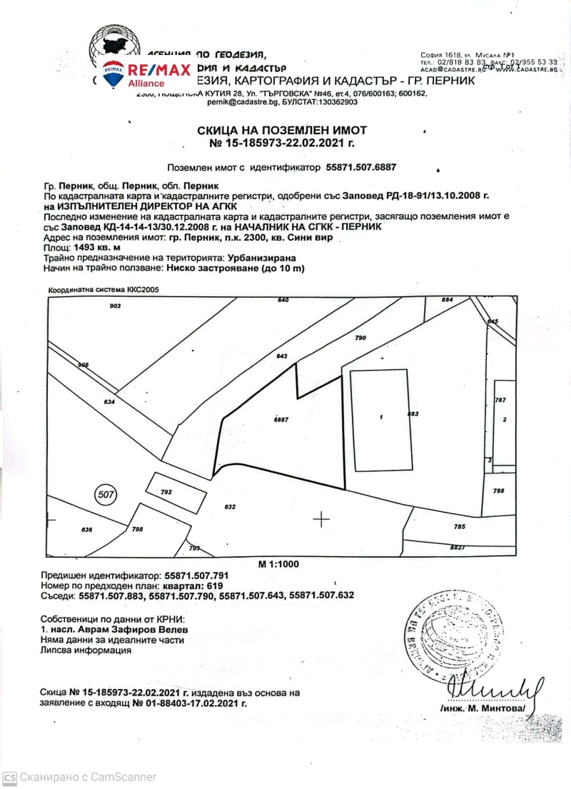 Продается  Сюжет Перник , Димова махала , 1493 кв.м | 31697135