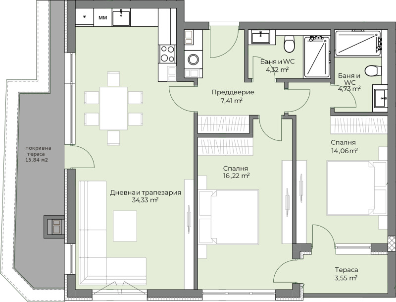 Zu verkaufen  2 Schlafzimmer Plowdiw , Hristo Smirnenski , 141 qm | 21778151 - Bild [2]