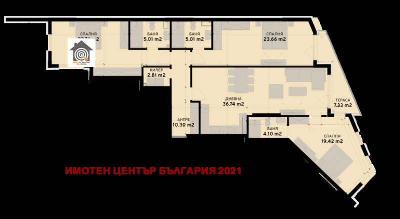 Продава 4-СТАЕН, гр. София, Овча купел 2, снимка 16 - Aпартаменти - 47220463