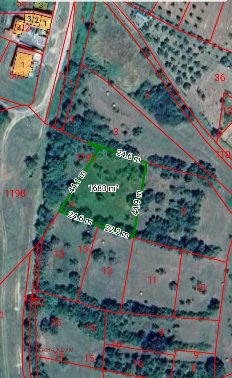 Til salg  Grund region Lovech , Borima , 1682 kvm | 18981058 - billede [2]