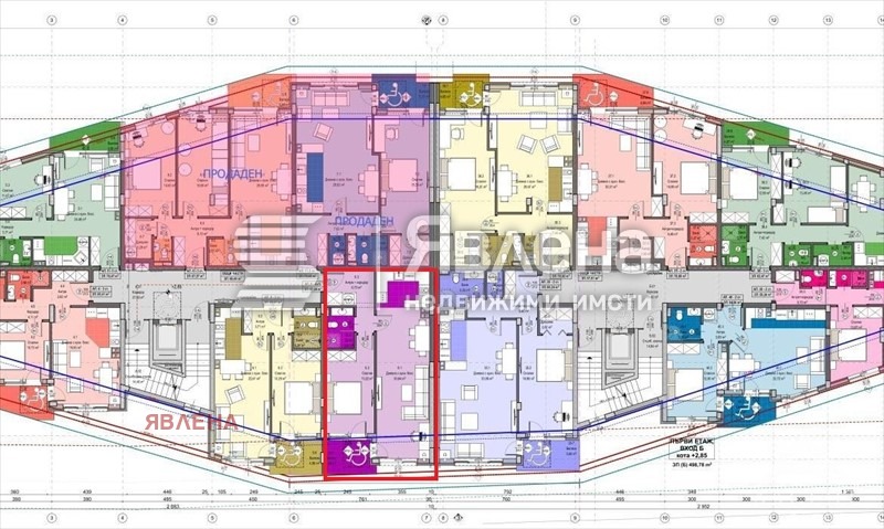 Продава 1-СТАЕН, гр. Перник, Ладовица, снимка 4 - Апартаменти - 52968559